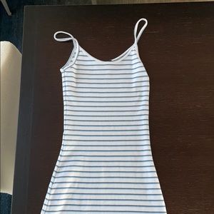 Striped spaghetti strapped dress